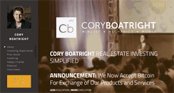 Desktop Screenshot of coryboatright.com